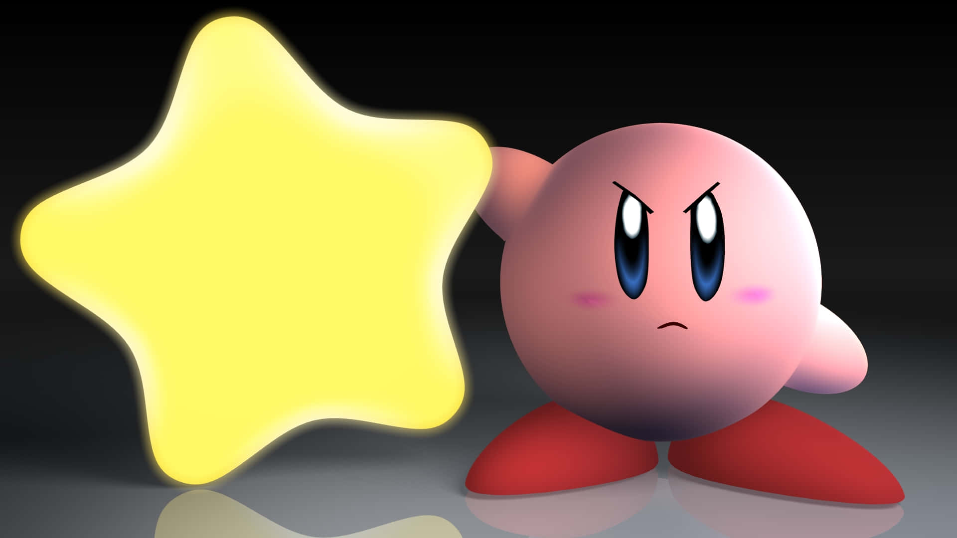 Kirby Anatawia Kukabiliana na Mamlaka katika Matukio ya Jukwaa Picha ya Ukuta