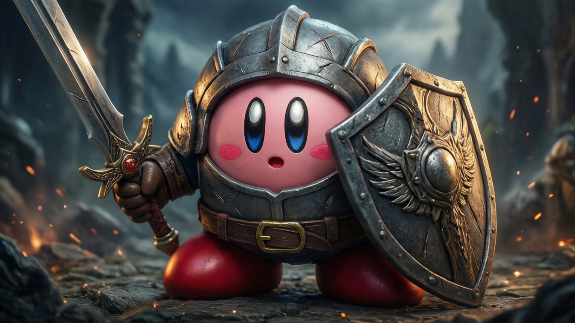 Kirby wa Kibabe Picha ya Ukuta