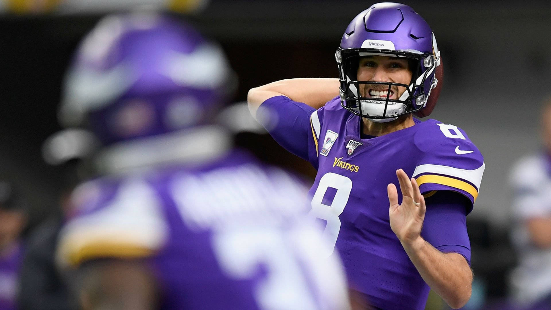 Kirk Cousins Mpangaji wa Mpira Picha ya Ukuta