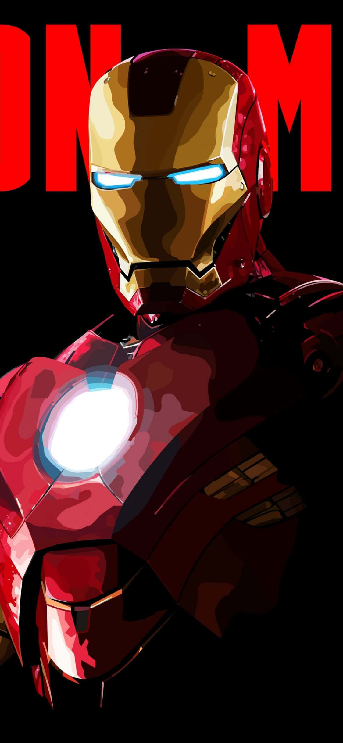 Kisasa simu yako na Iron Man iPhone X Picha ya Ukuta