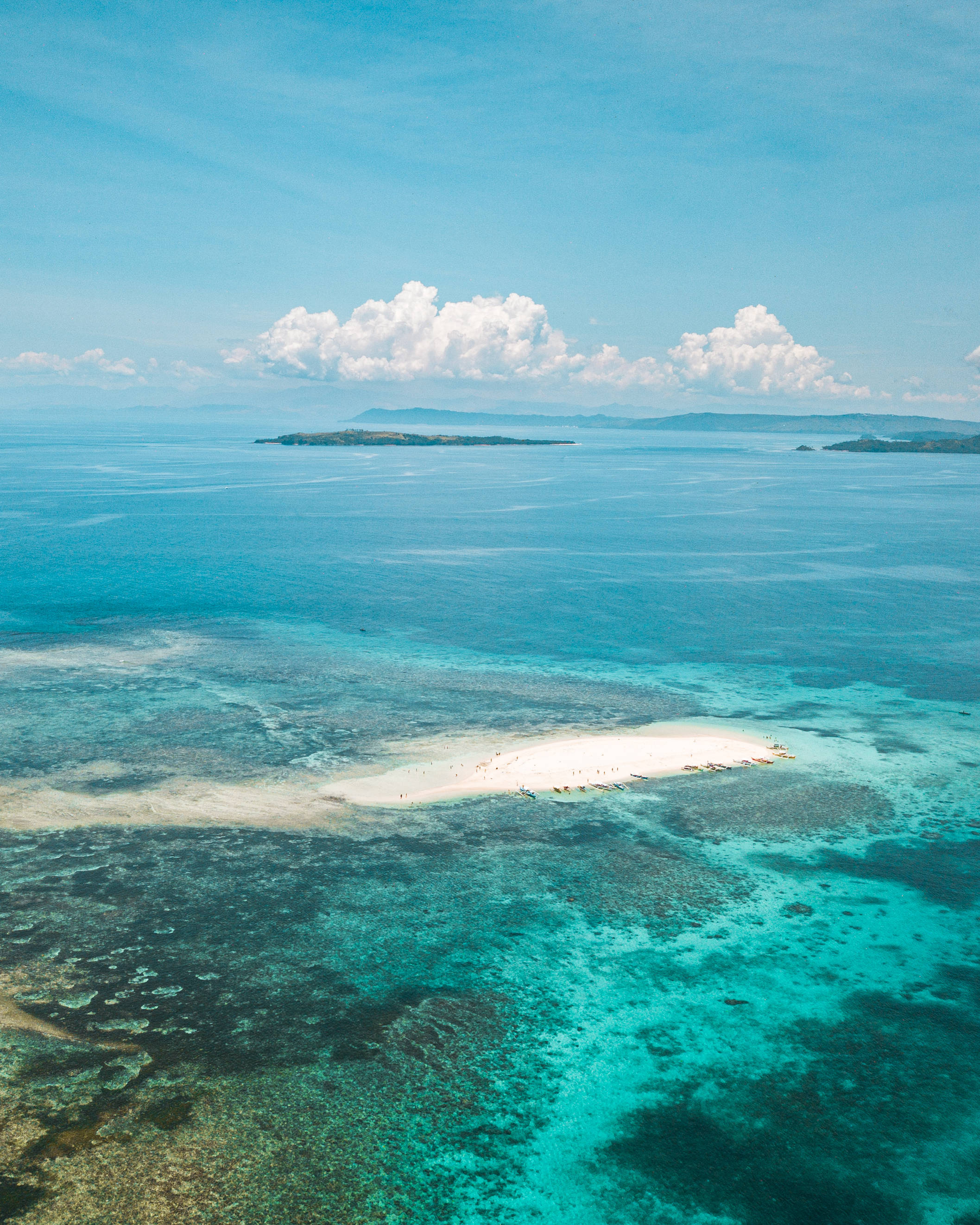 Kisiwa cha Siargao Sandbar Picha ya Ukuta