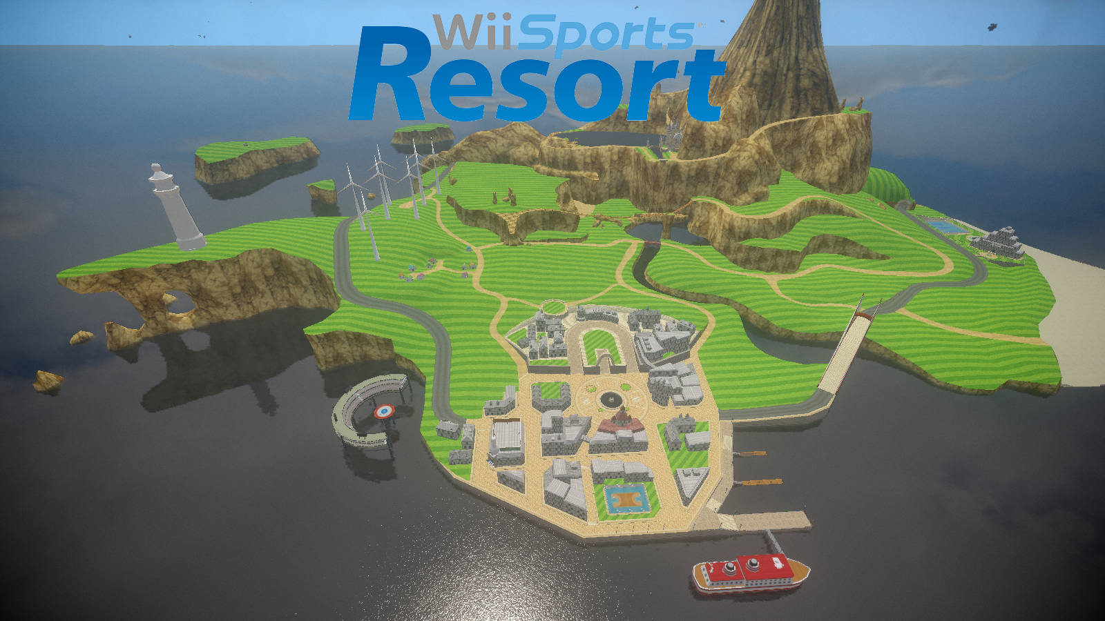 Kisiwa cha Wuhu cha Wii Sports Resort Picha ya Ukuta