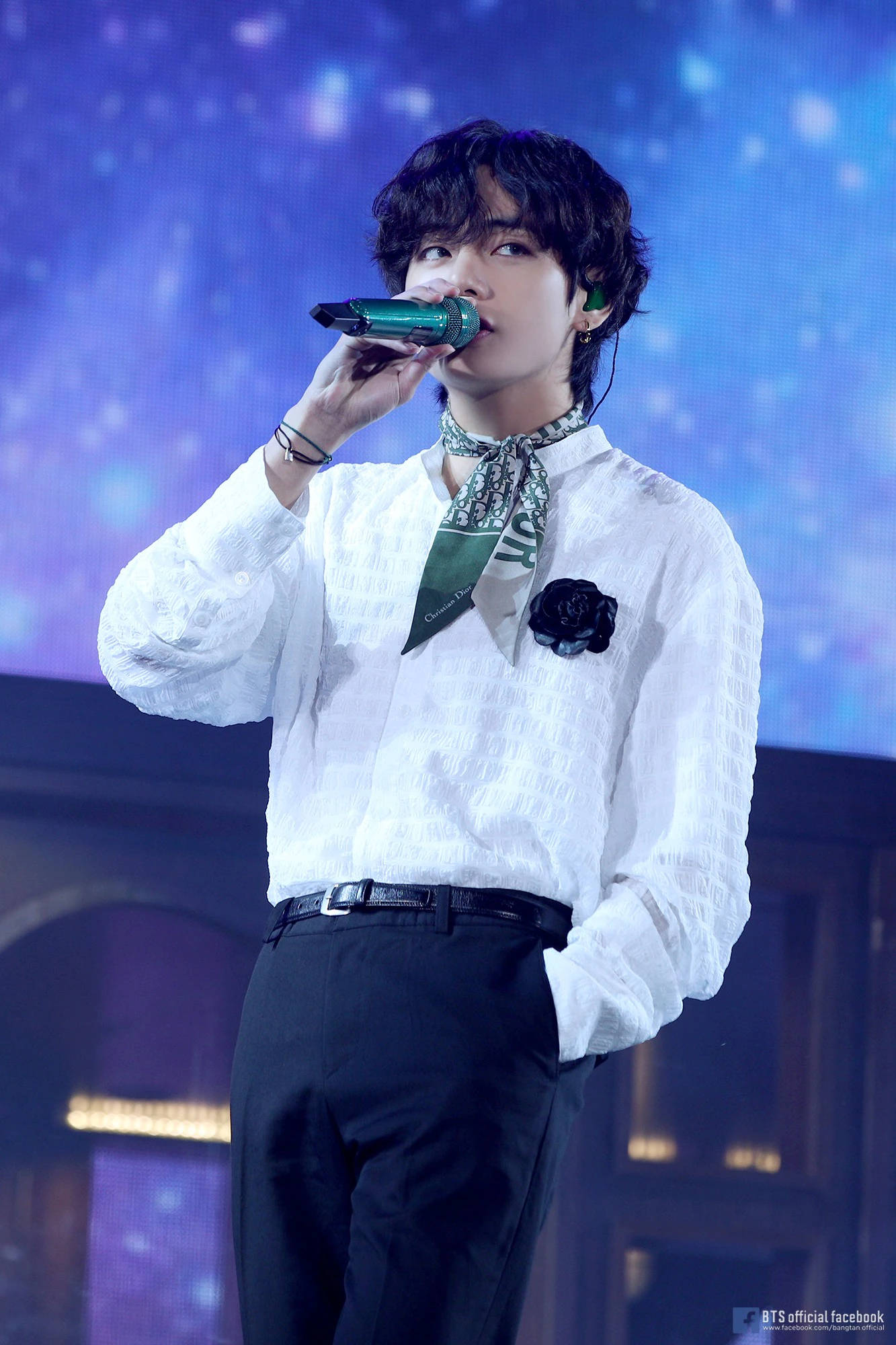 Kitambaa cha Dior cha BTS V Picha ya Ukuta