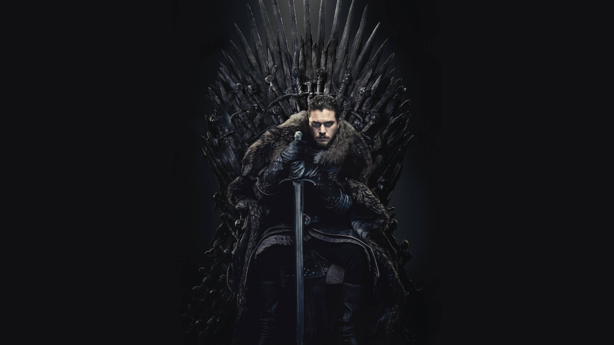 Kiti cha Enzi cha Chuma Jon Snow Game of Thrones Picha ya Ukuta