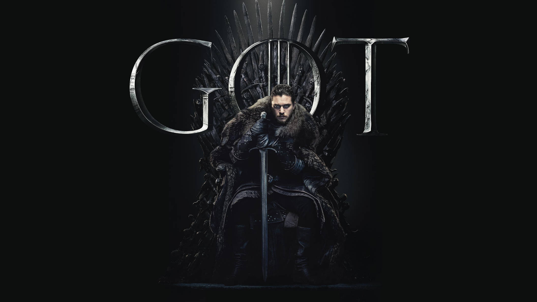 Kiti cha Enzi Jon Snow Game of Thrones Picha ya Ukuta