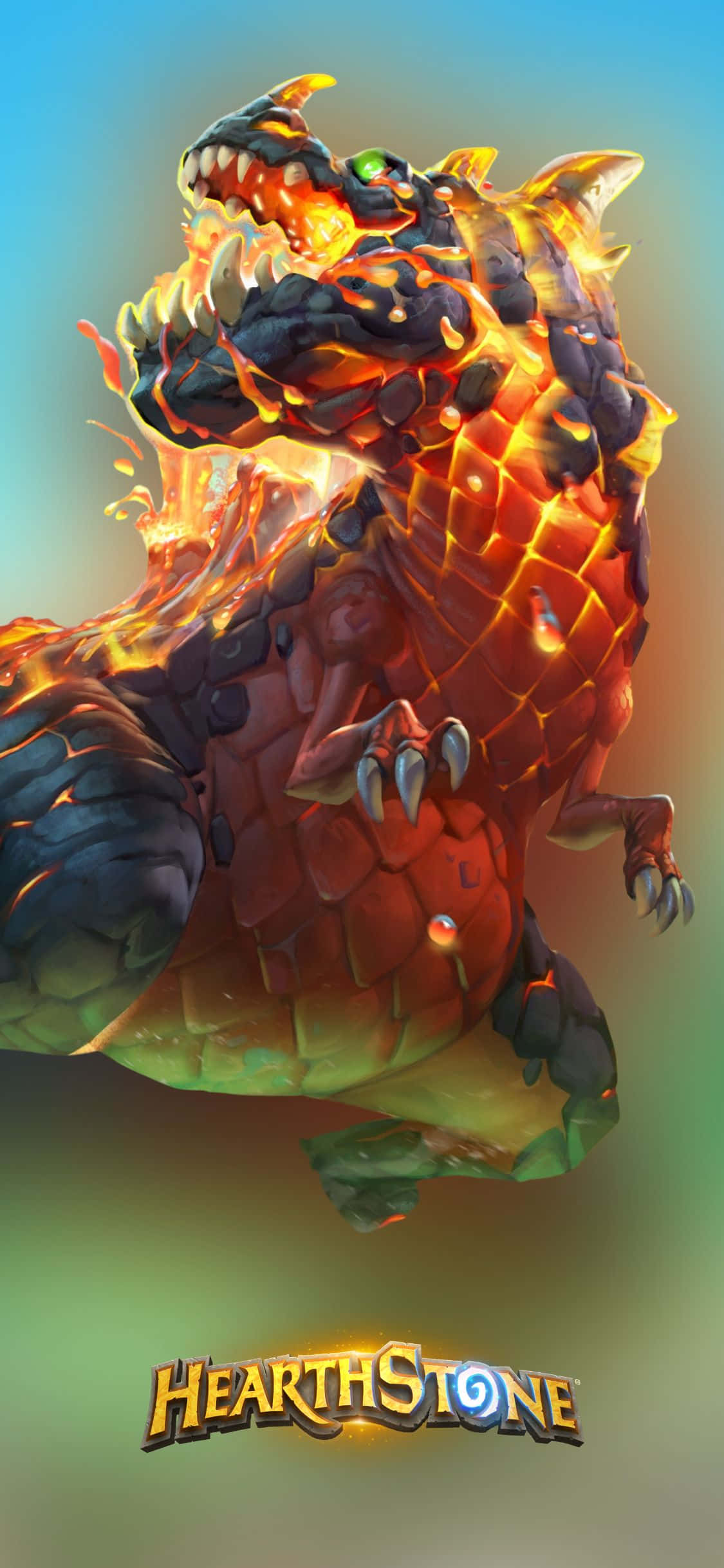 Kiumbe cha Reptile iPhone XS Hearthstone Background Picha ya Ukuta