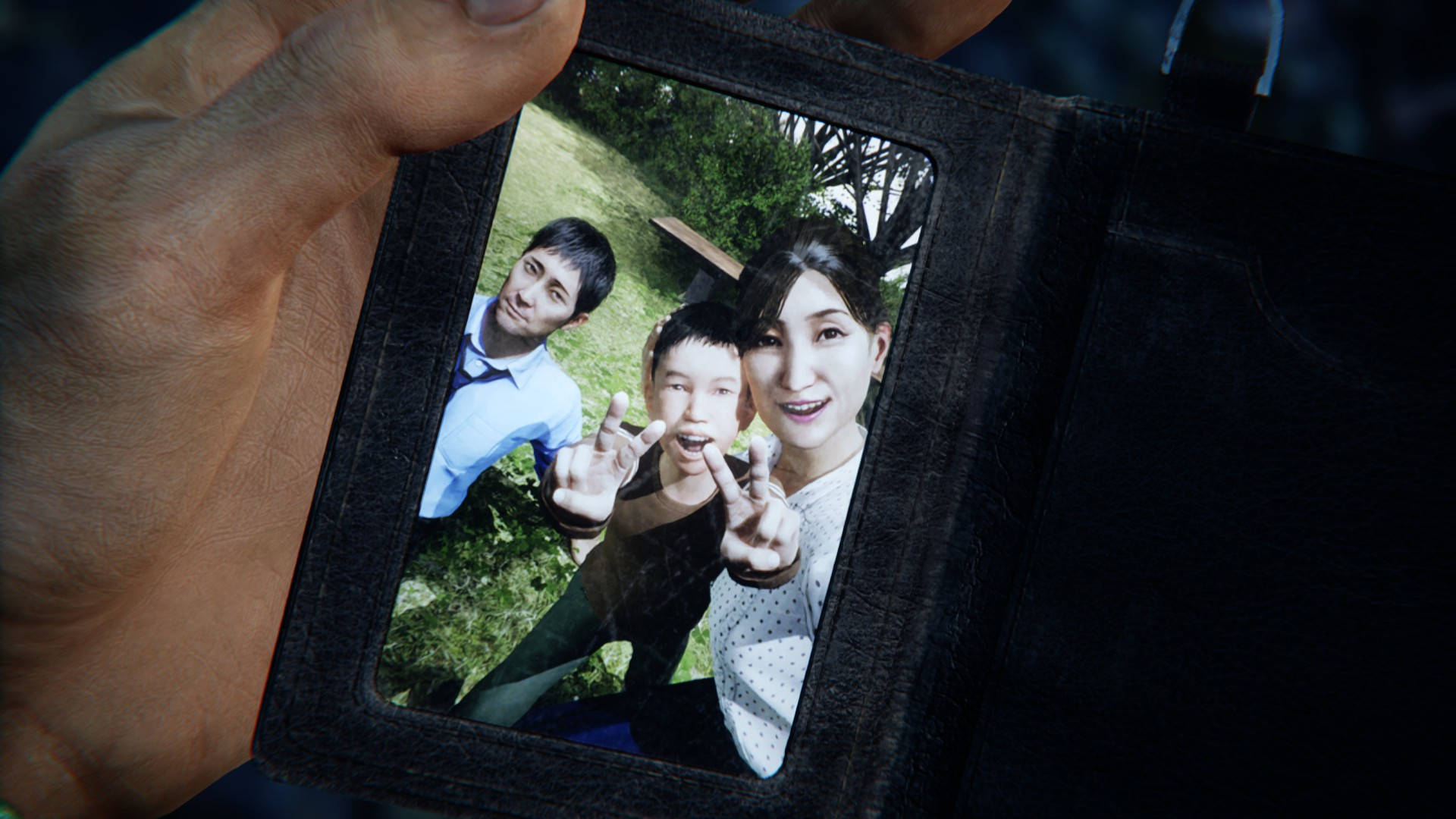 Kivuli cha Kutisha katikati ya GhostWire: Picha ya Familia ya Tokyo Picha ya Ukuta