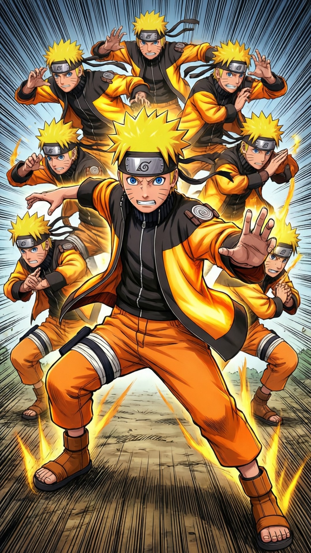 Kivuli Clone Jutsu Picha ya Ukuta