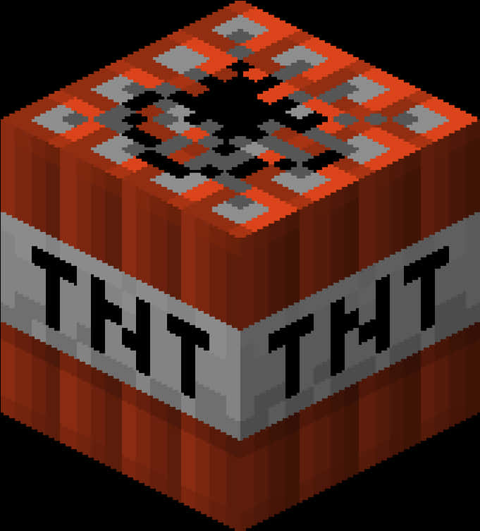 Kizuizi cha T N T cha Minecraft Picha ya Ukuta