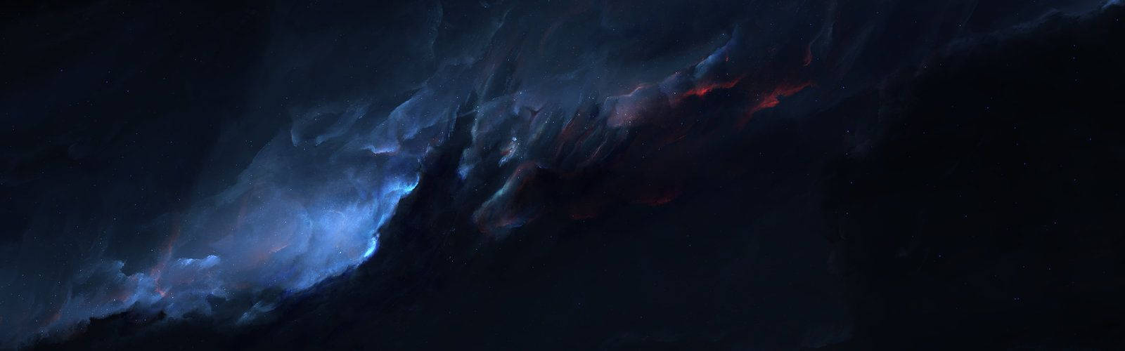 Klyck Nebula Kufuatilia Mbili Picha ya Ukuta