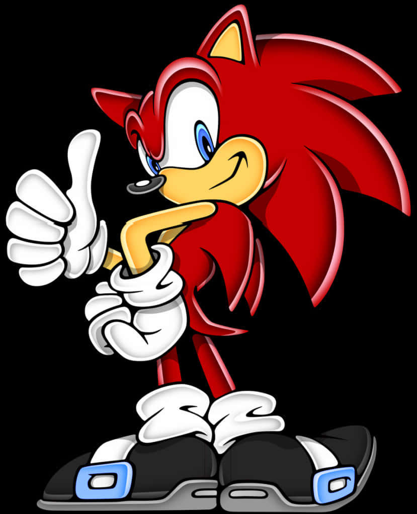 Knuckles Kidole Gumba Ishara ya Up Art ya Vector Picha ya Ukuta