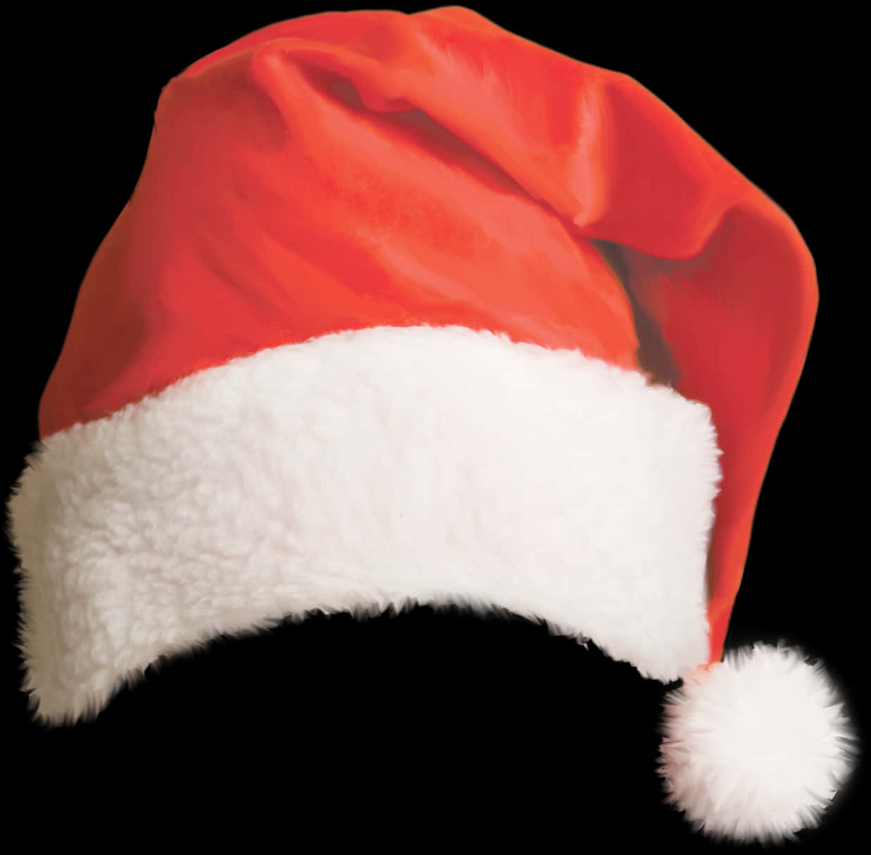 Kofia ya Santa Background ya Uwazi.PNG Picha ya Ukuta