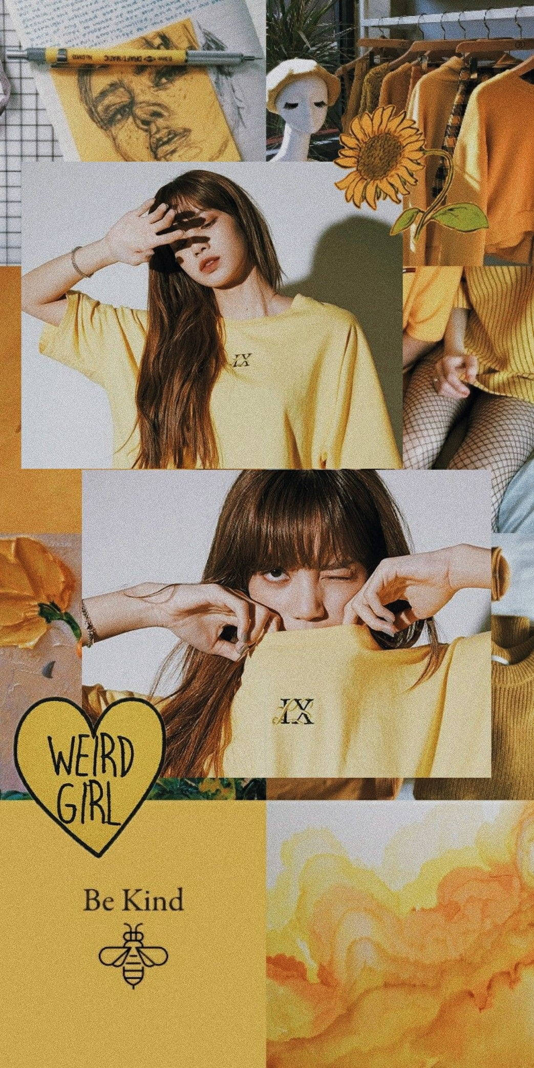Kola ya Lisa Blackpink ya HD yenye urembo wa Kisasa Picha ya Ukuta