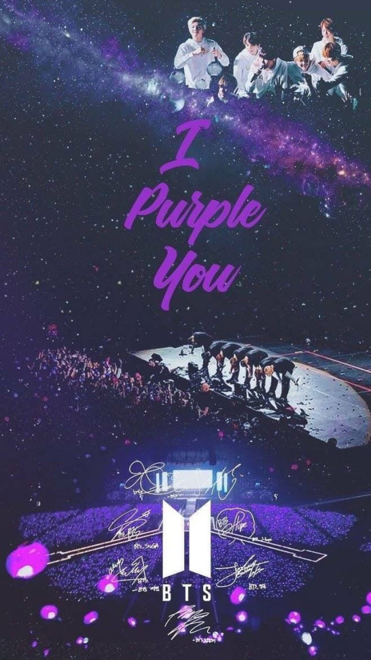 Kola ya Tamasha la I Purple You Picha ya Ukuta