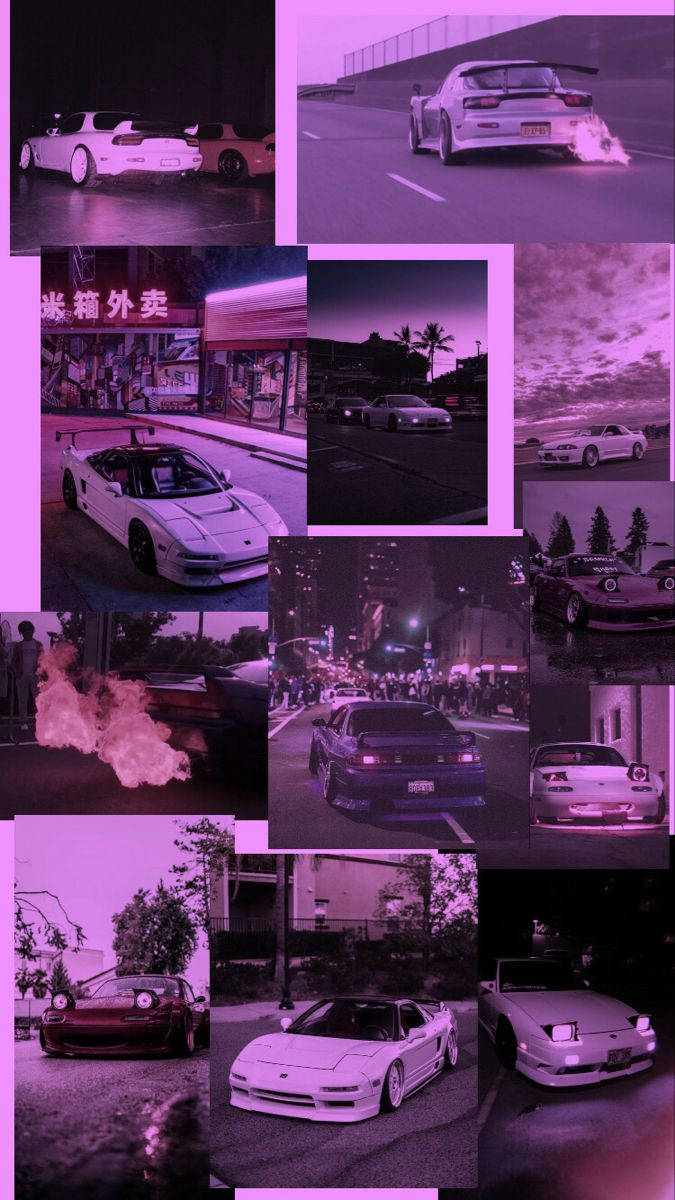 Kolaji ya Picha za JDM Aesthetic Picha ya Ukuta