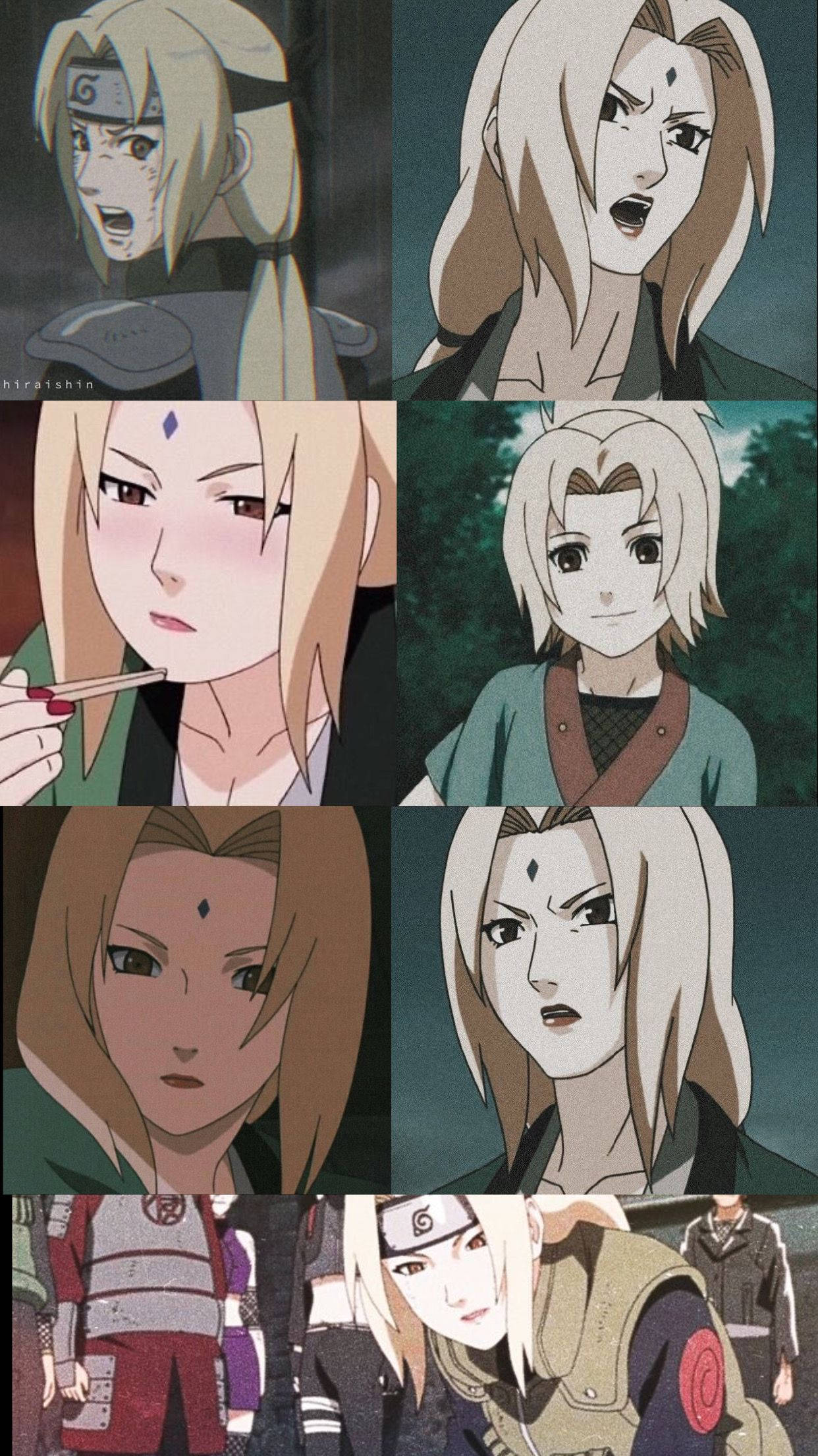Kolaji ya Tsunade Picha ya Ukuta
