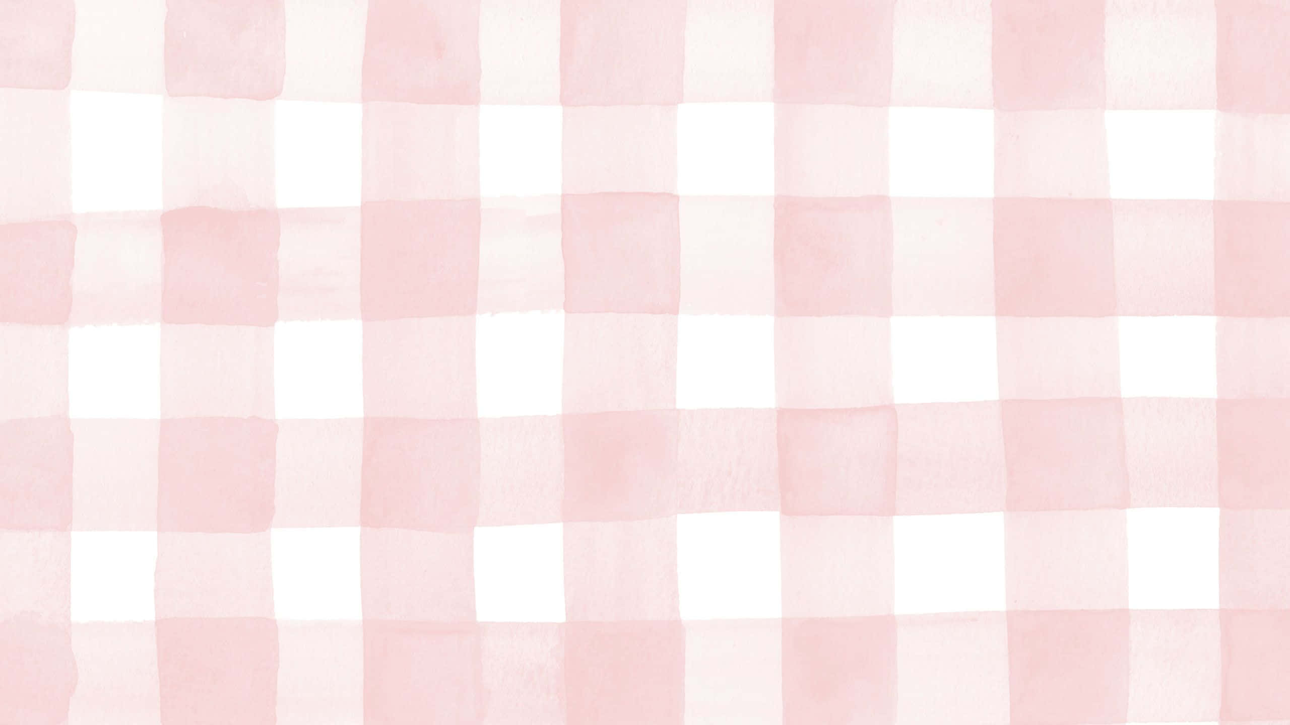 Komputa ya Plaid ya Peach Laini ya Aesthetic Picha ya Ukuta