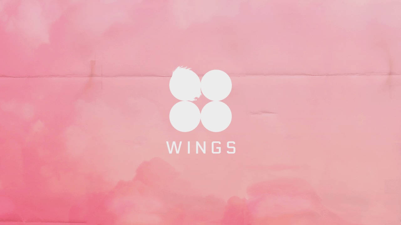 Kompyuta ya BTS Wings Logo Picha ya Ukuta