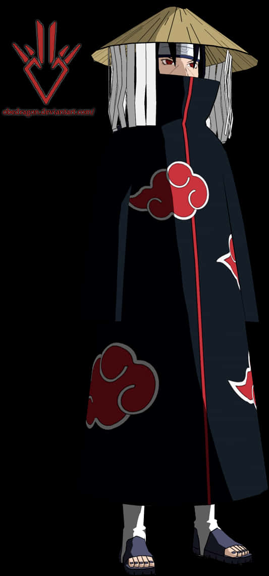 Koti la Akatsuki la Itachi Uchiha Picha ya Ukuta