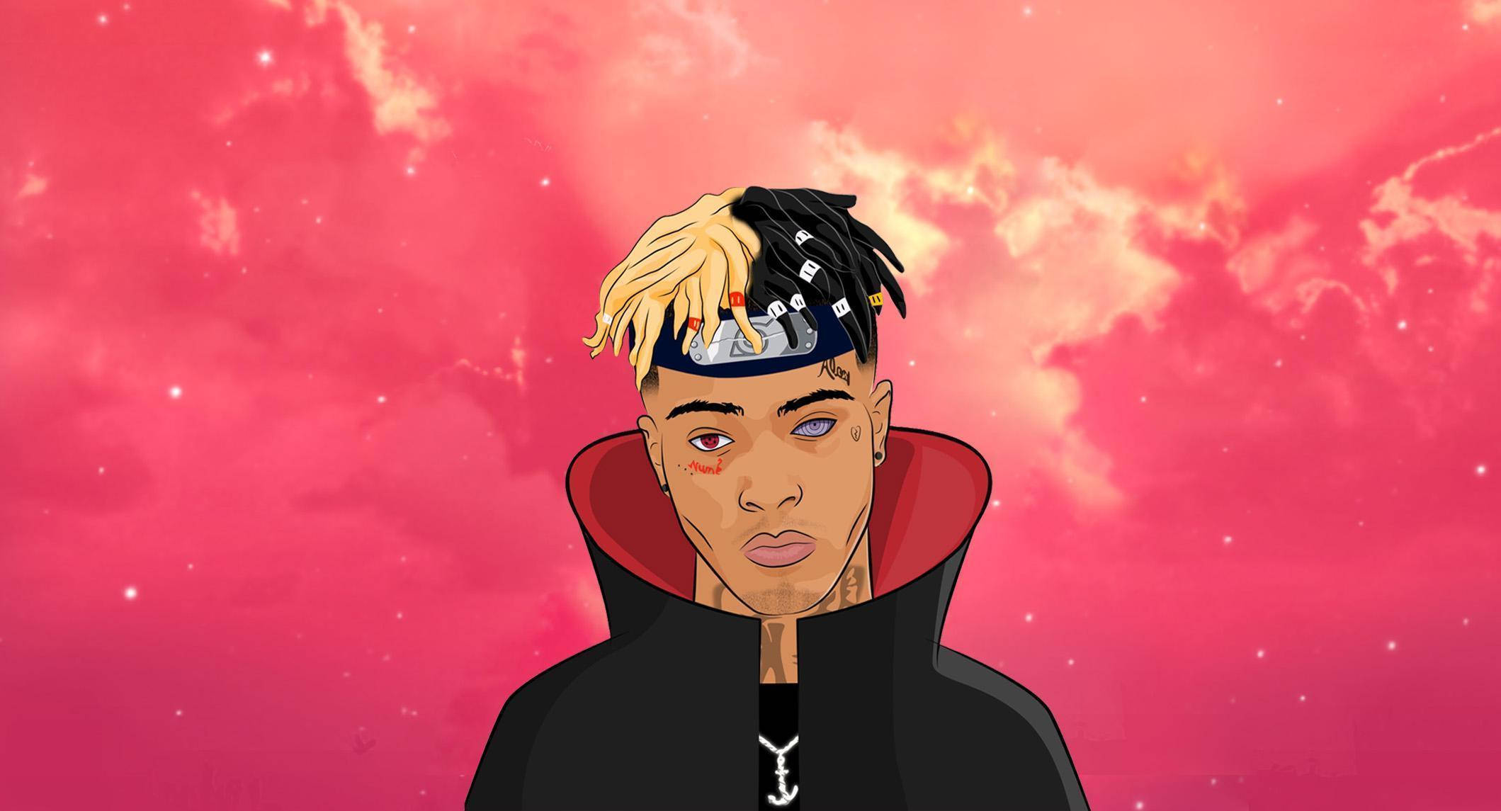 Koti la Xxxtentacion Anime Katika Naruto Shippuden Picha ya Ukuta