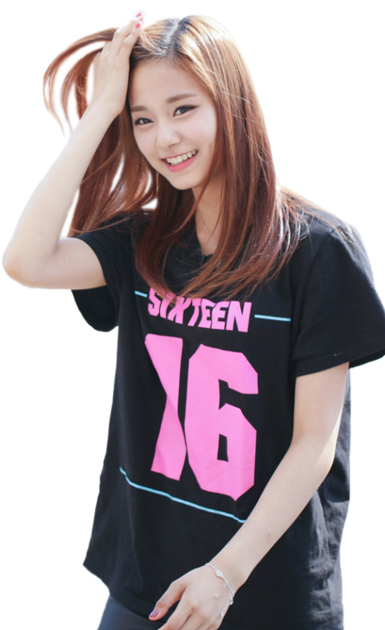 Kpop Star Sixteen Tshirt Tabasamu Picha ya Ukuta
