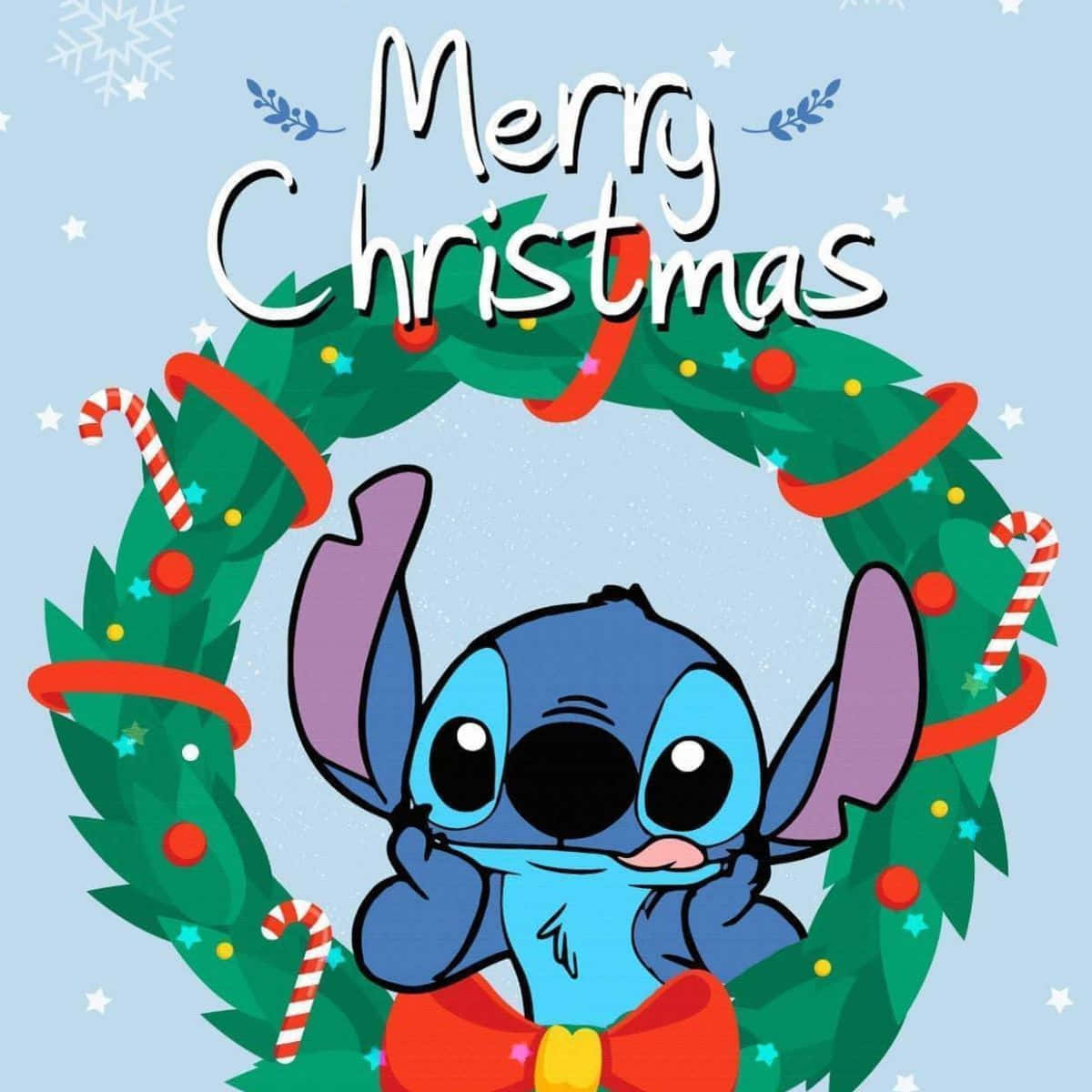 Krismasi ya Disney yenye Furaha Picha ya Ukuta
