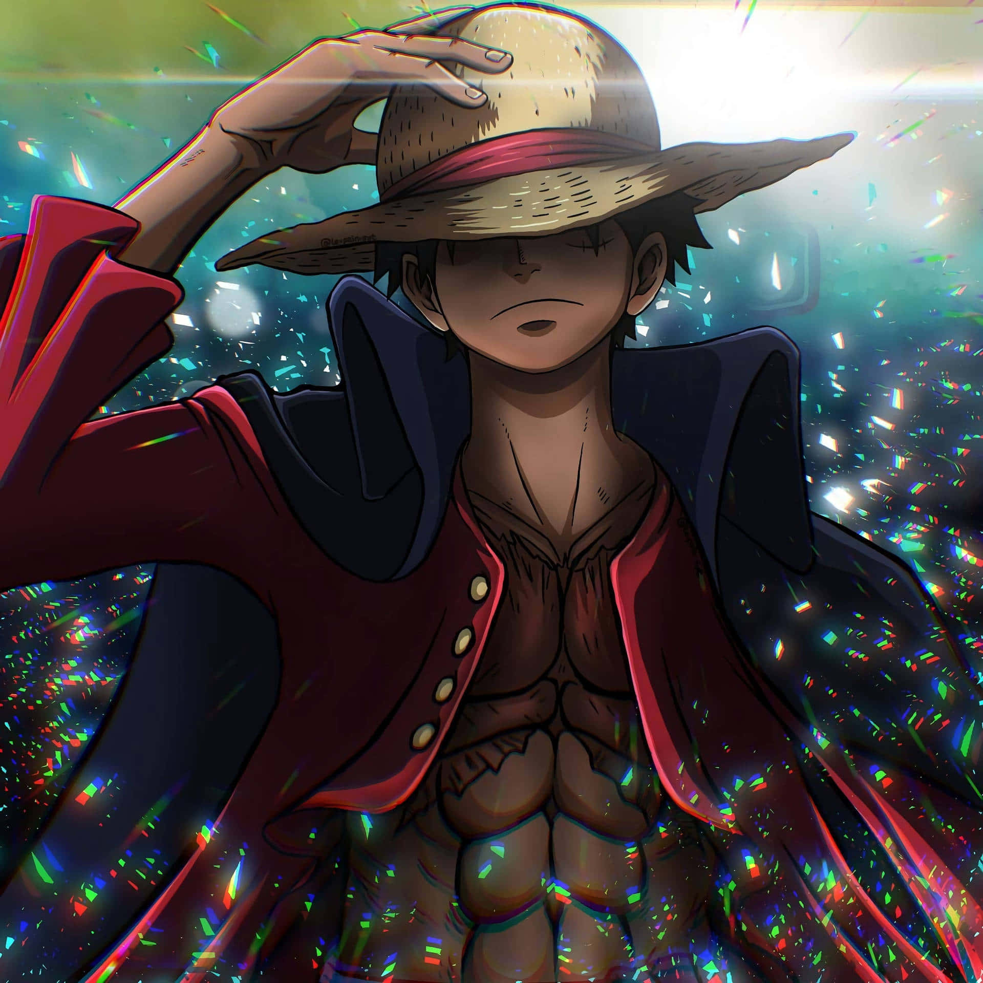 Kua na Matukio Yako Mwenyewe na Luffy Picha ya Ukuta