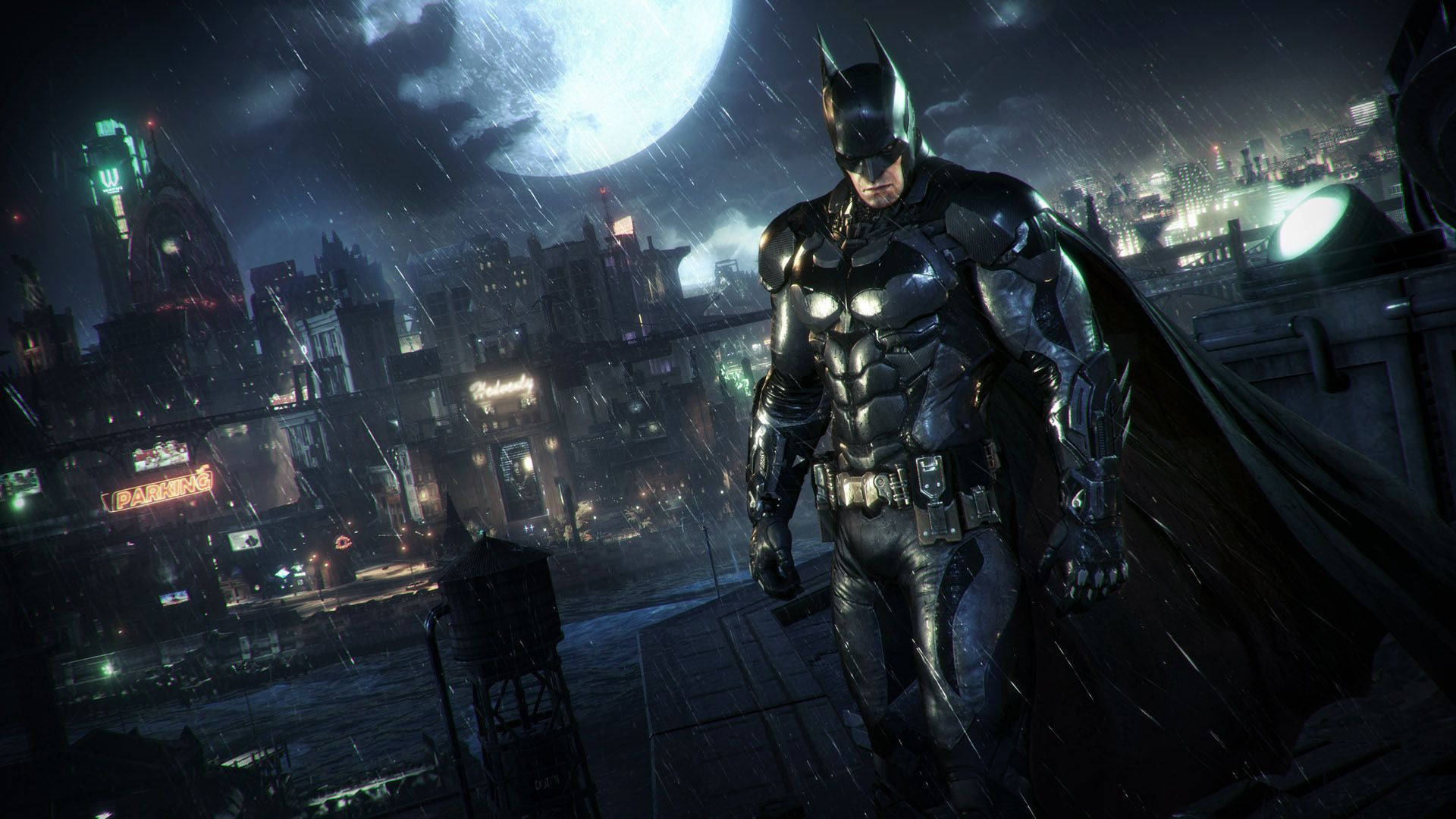 "Kuanguka kwenye Vivuli – Batman katika Arkham Knightfall" Picha ya Ukuta