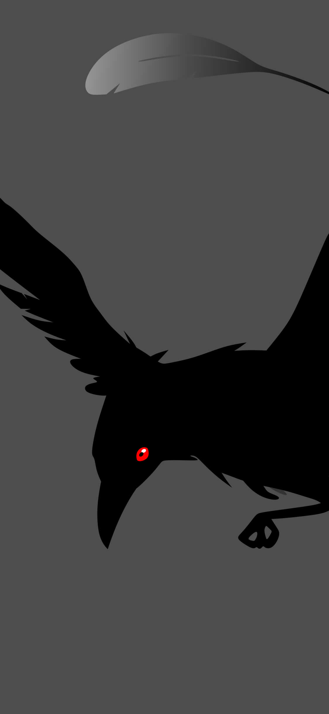 Kubali Mwenyezi Wako wa Ndani na Minimalist Sharingan Picha ya Ukuta