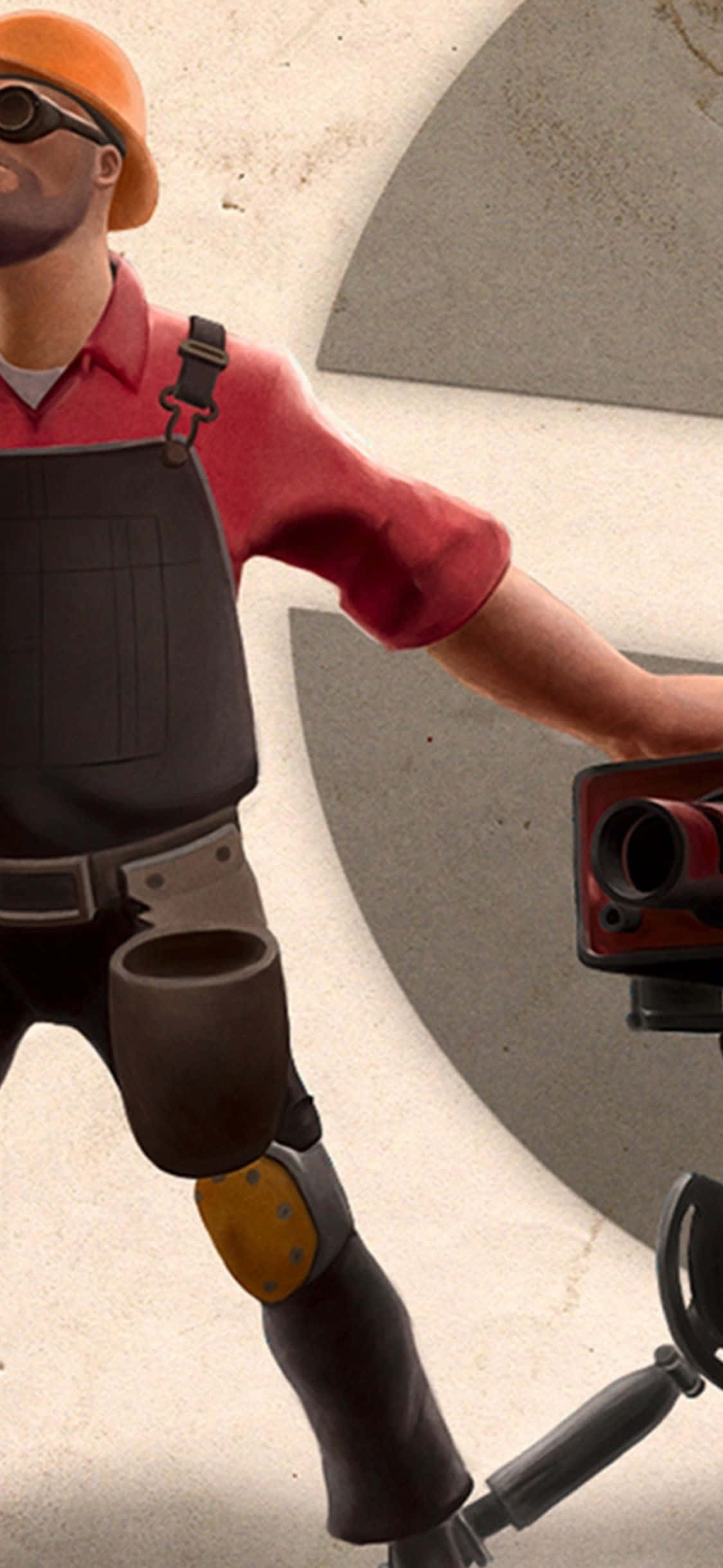 Kuboresha uzoefu wako wa mchezo na iPhone XS na Team Fortress 2! Picha ya Ukuta