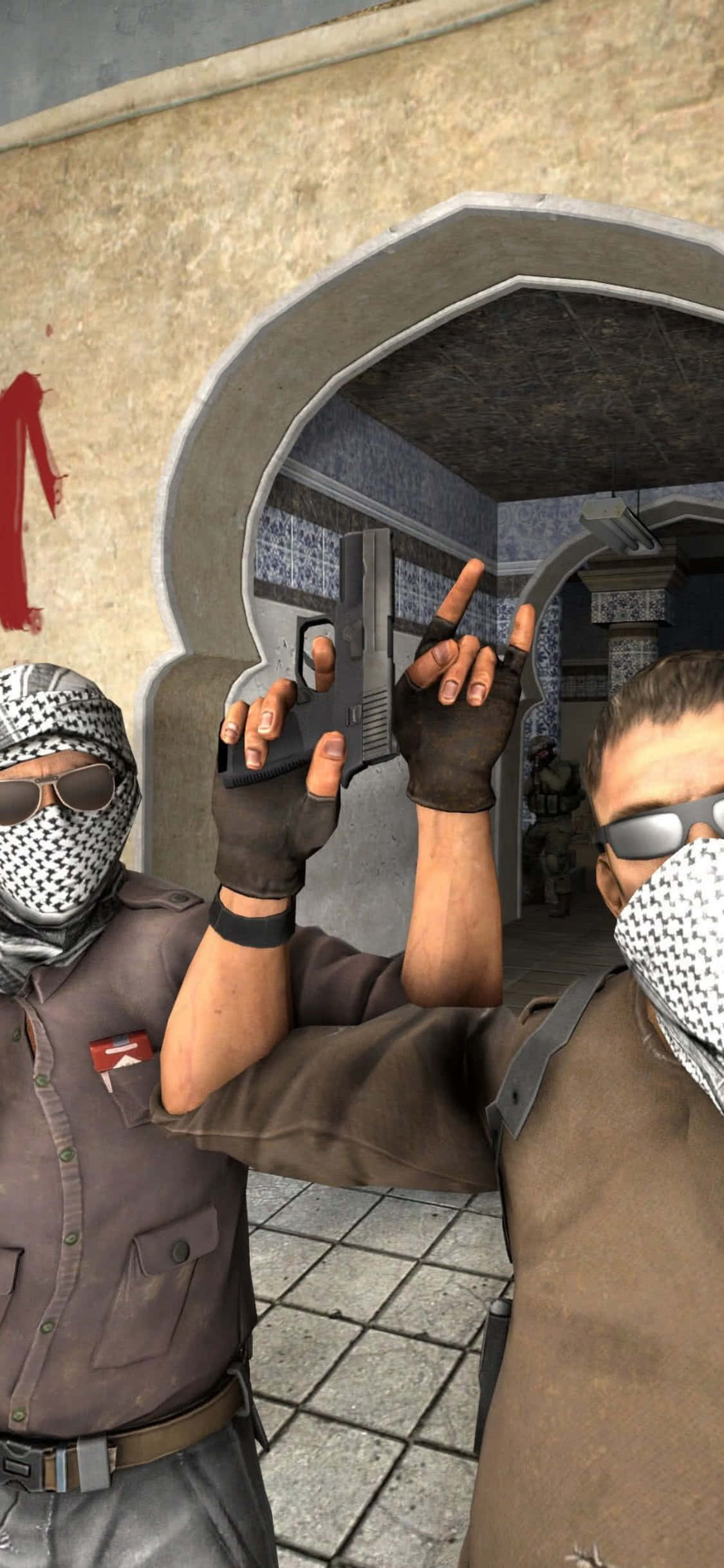 Piga Counter-Strike: Global Offensive kwa iPhone Xs yako! Picha ya Ukuta