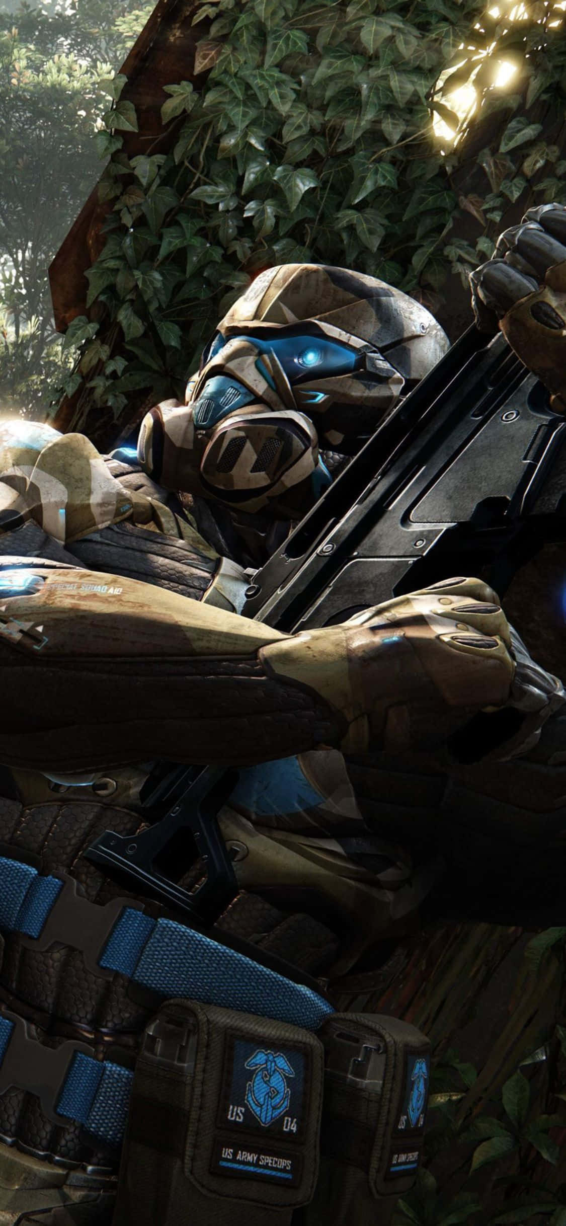 Kucheza Crysis 3 kwenye iPhone X Picha ya Ukuta