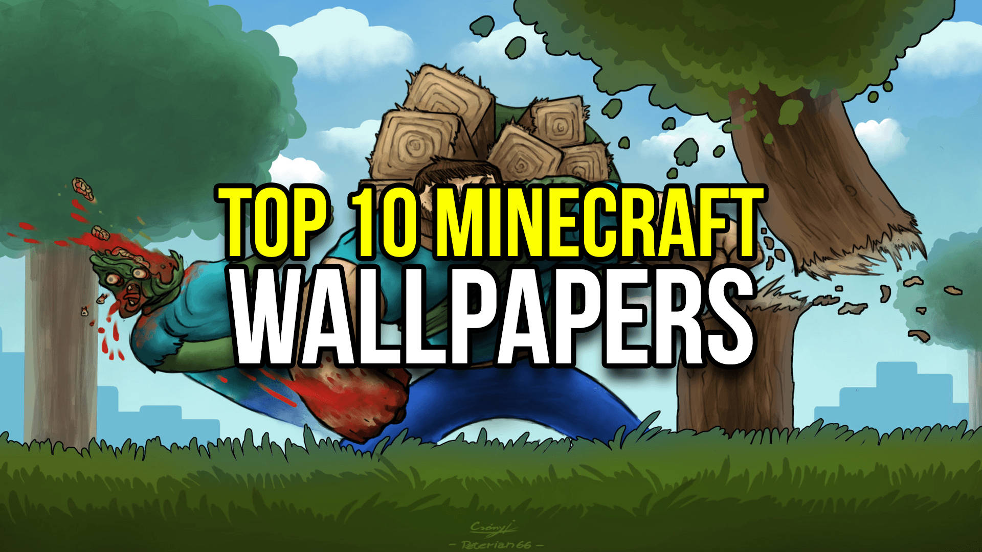 Kuchimba Kina zaidi katika ulimwengu wa Minecraft Picha ya Ukuta
