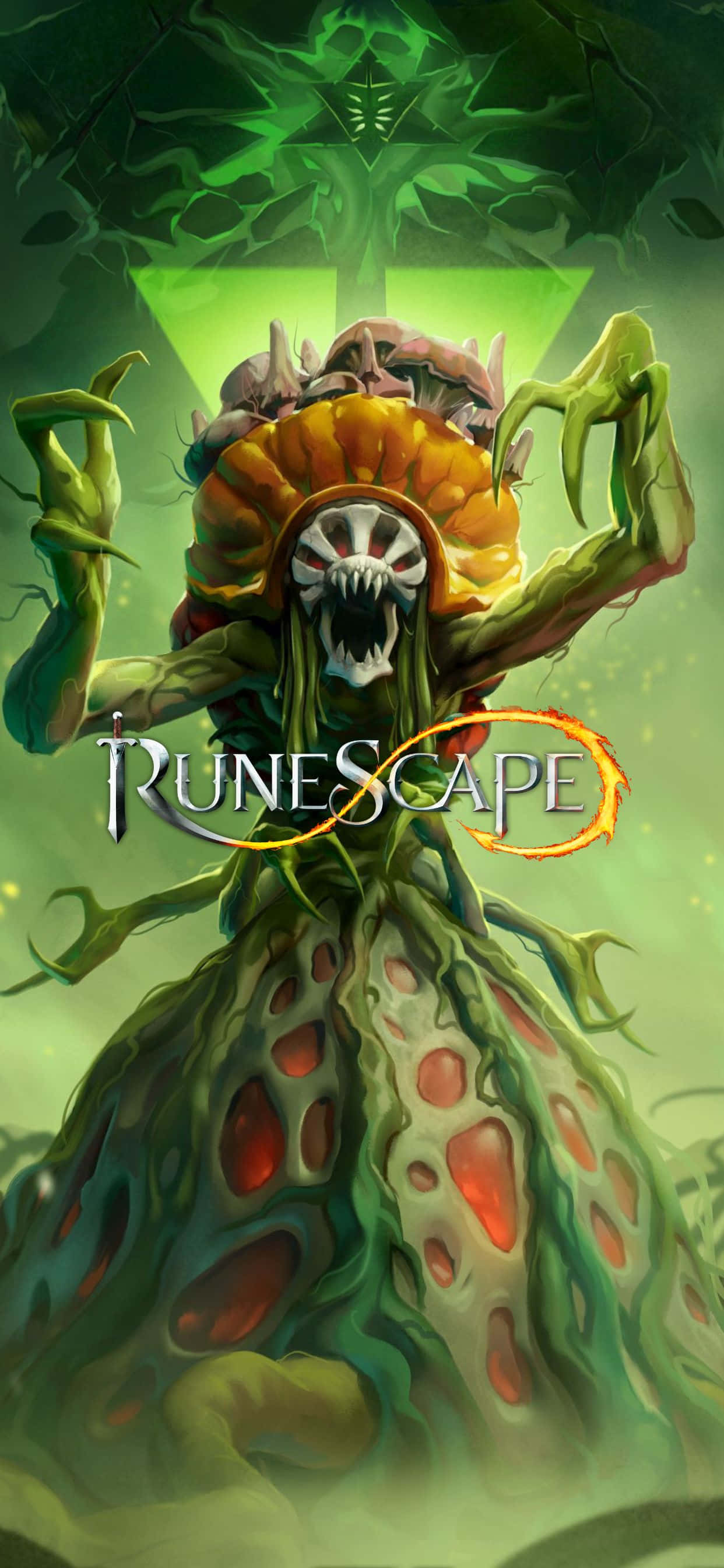 "Kuchukua Muda wa Kufurahi? Kucheza Runescape kwenye iPhone Xs Max yako!" Picha ya Ukuta