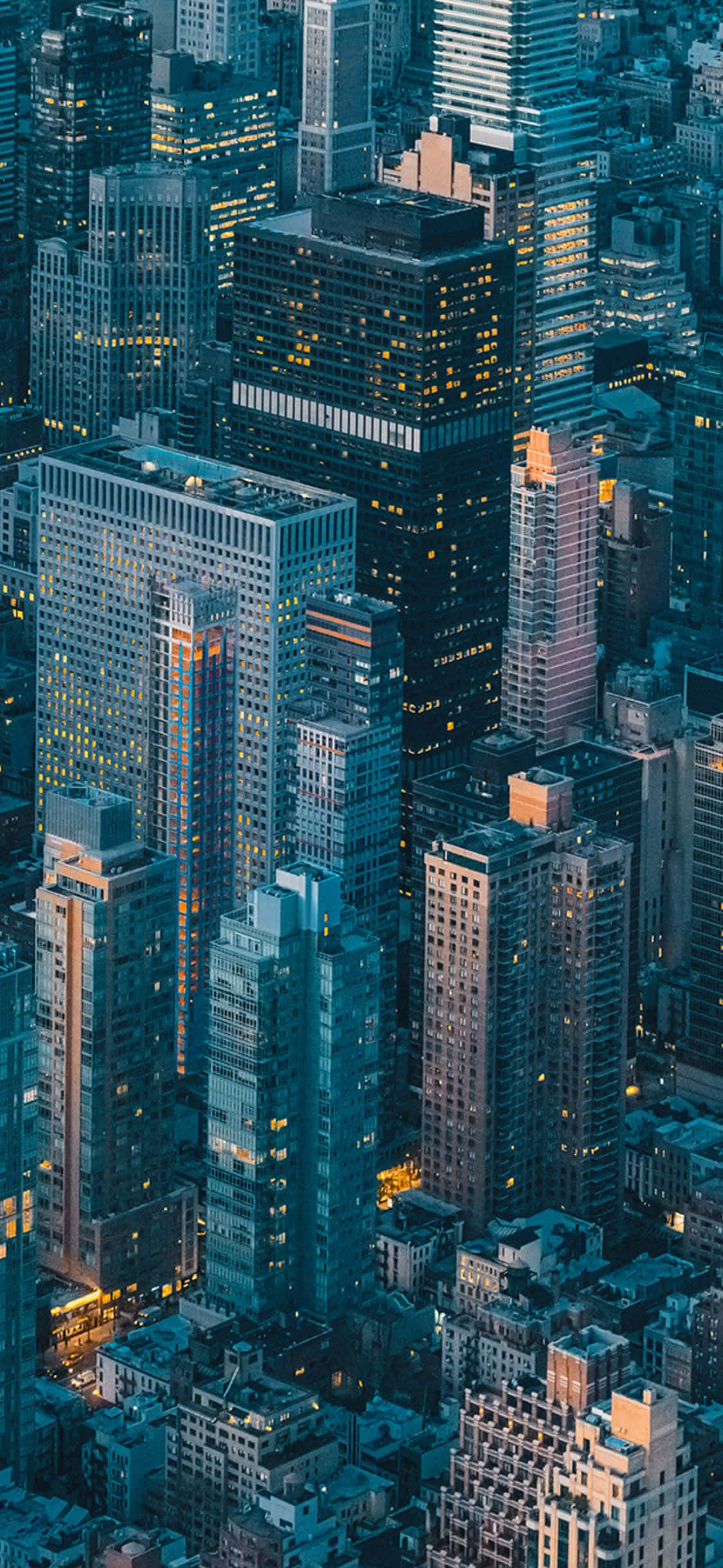 Kuchunguza maeneo ya New York kutoka juu ya Empire State Building na iPhone X mpya Picha ya Ukuta