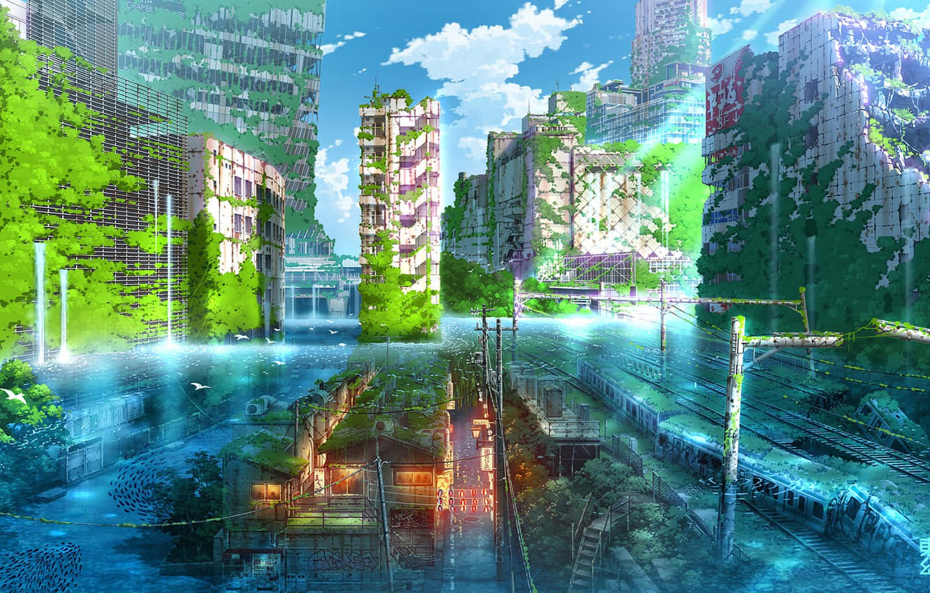 Kuchunguza Siri za Tokyo Iliyoachwa Katika Ulimwengu wa Anime Picha ya Ukuta