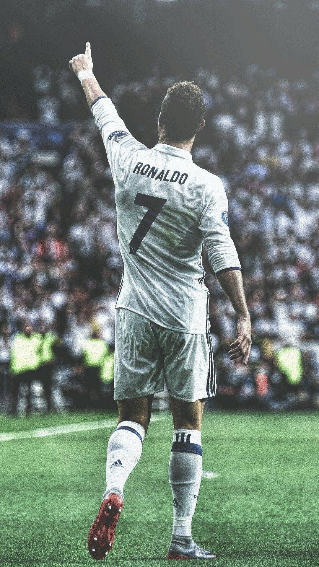 Kuelekeza Juu Cristiano Ronaldo iPhone Picha ya Ukuta