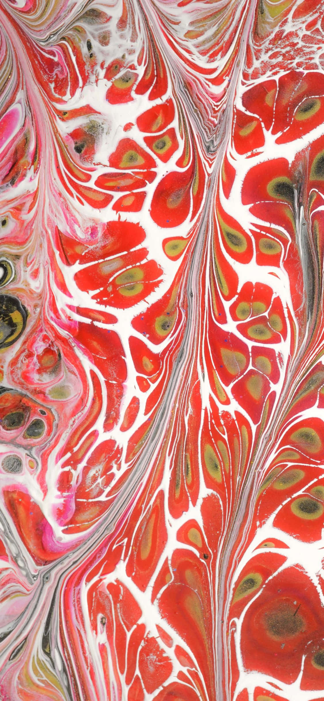 Abstract Fluid iPhone X Marble Background Picha ya Ukuta