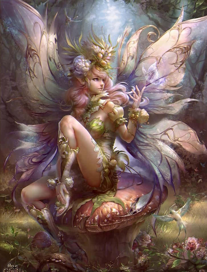 Kufumbua uzuri wa ajabu wa aesthetics ya fairy. Picha ya Ukuta