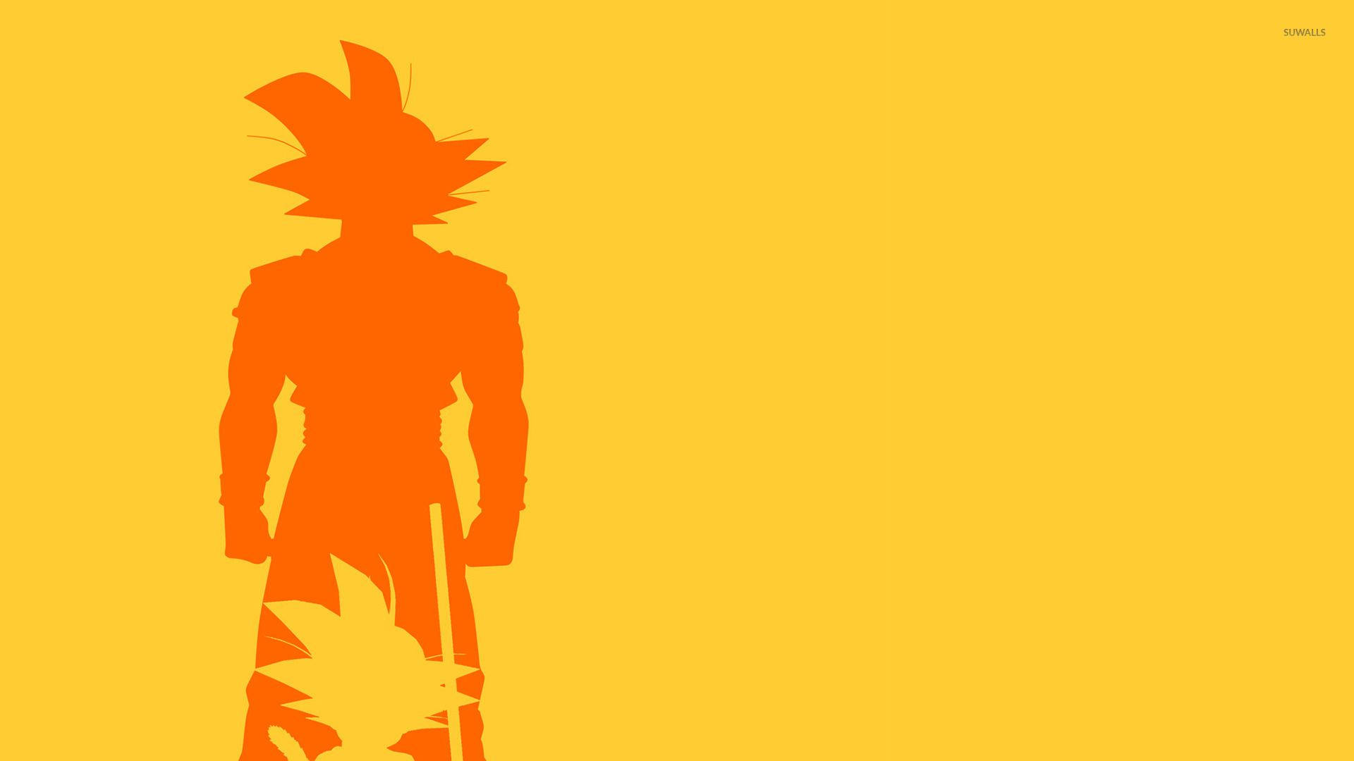 Kufungua Kamehameha na Goku Picha ya Ukuta