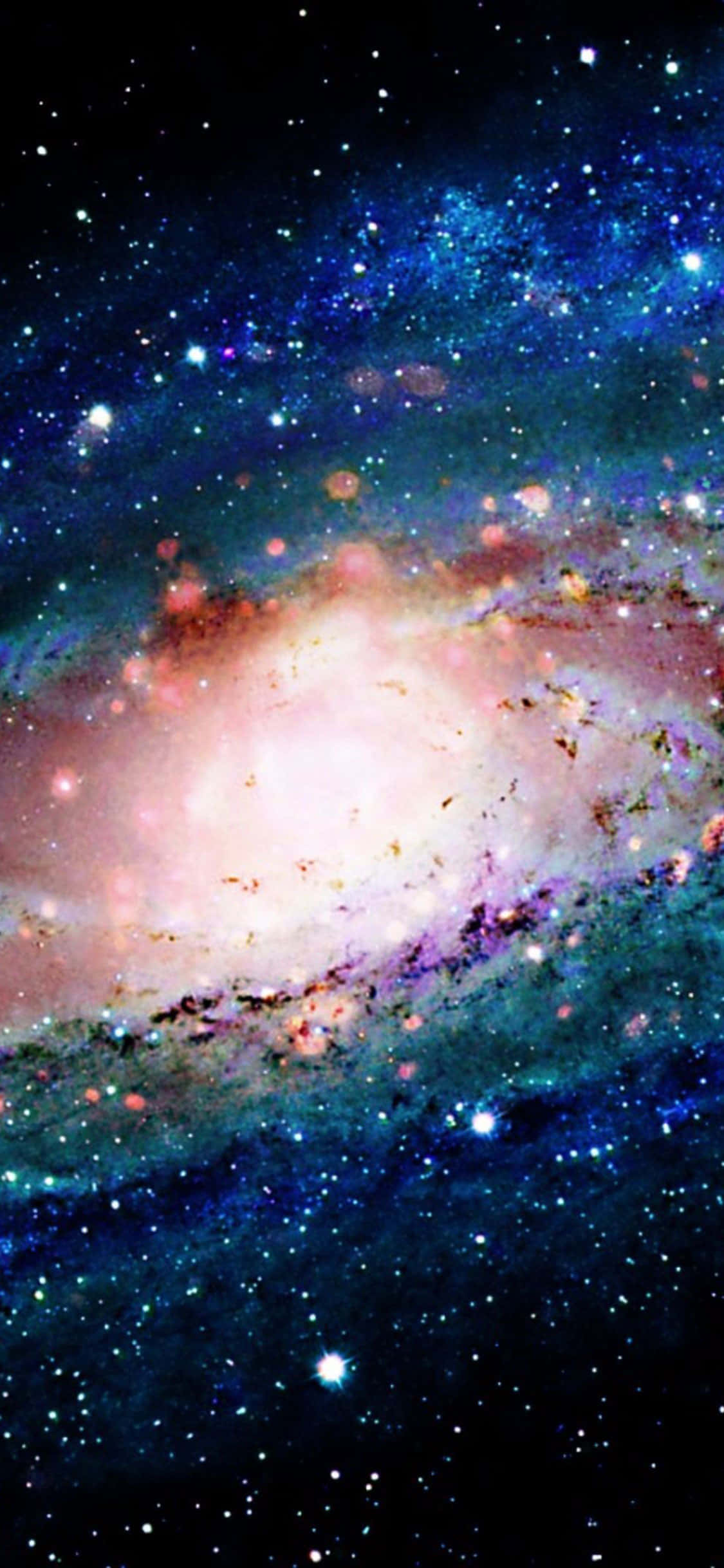 Kufunua Maajabu ya Galaxy ya Bluu na iPhone mpya Picha ya Ukuta