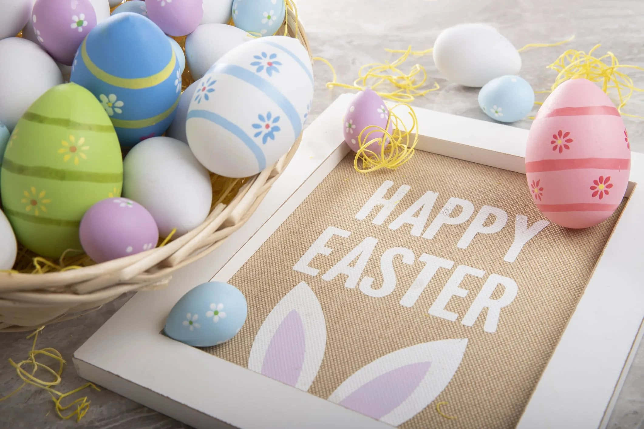 Kufurahia furaha ya Easter na wote wako wa kuwapa! Picha ya Ukuta