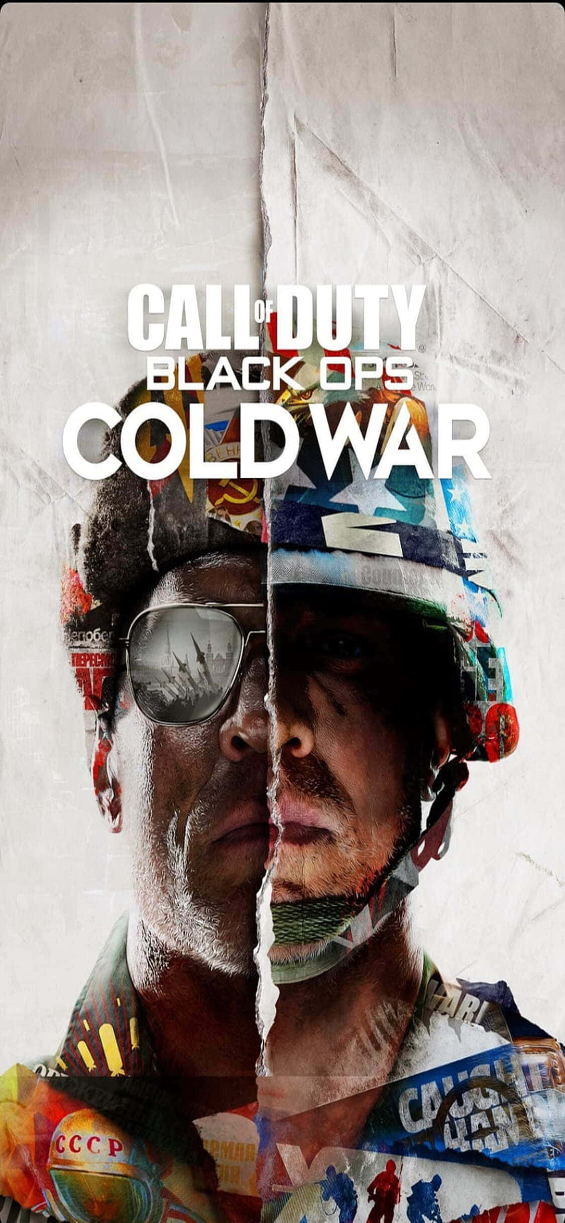 Kufurahia kucheza Call of Duty Black Ops Cold War kwenye iPhone XS yako nyororo Picha ya Ukuta