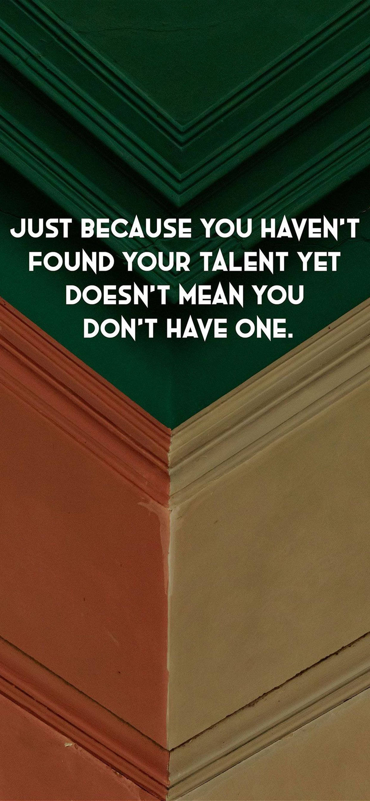 Kuhusu Talent Motivational iPhone Picha ya Ukuta