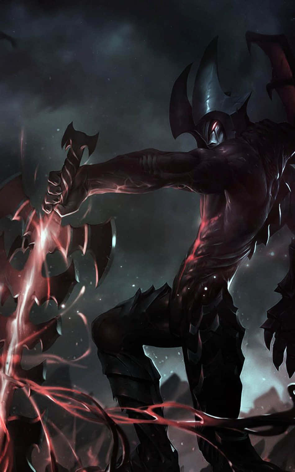 Kuingia katika mchezo na Telefon ya League Of Legends Picha ya Ukuta