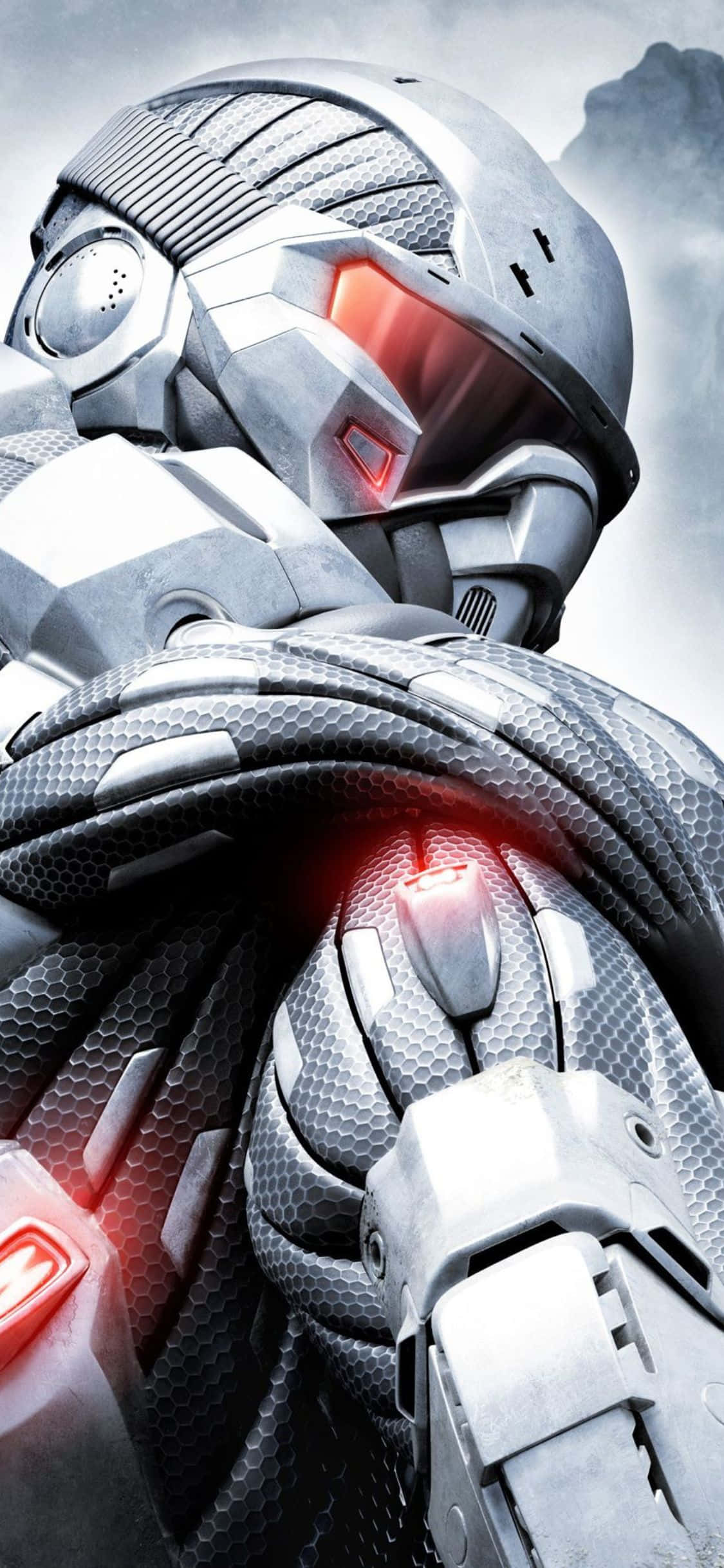 Kuingia msitu na iPhone X katika Crysis 3 Picha ya Ukuta