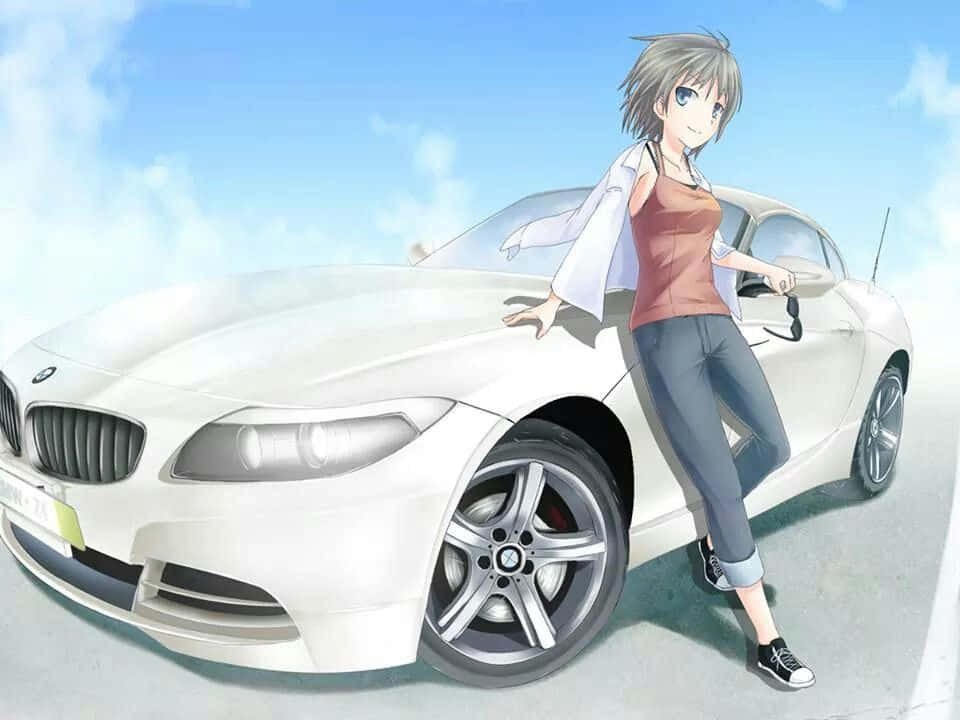 Kujiandaa kwa Usiku wa Kutoka kwenye Gari la Anime Picha ya Ukuta
