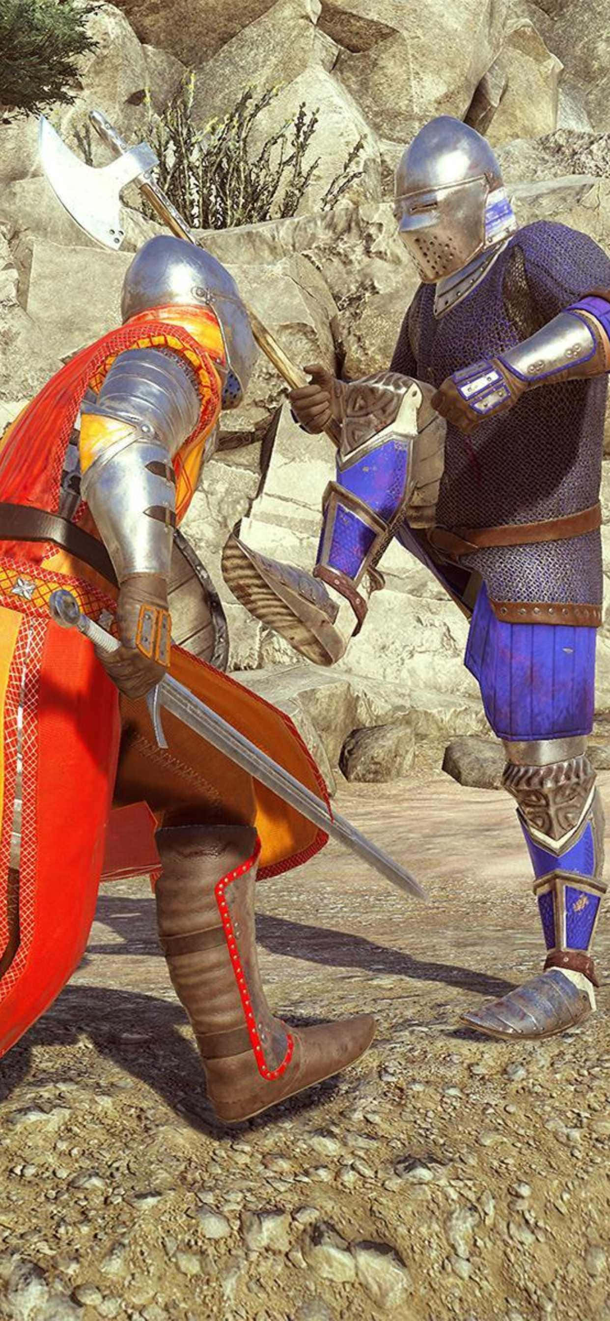 Kukabiliana na Regnum na iPhone Xs Max Mordhau Picha ya Ukuta