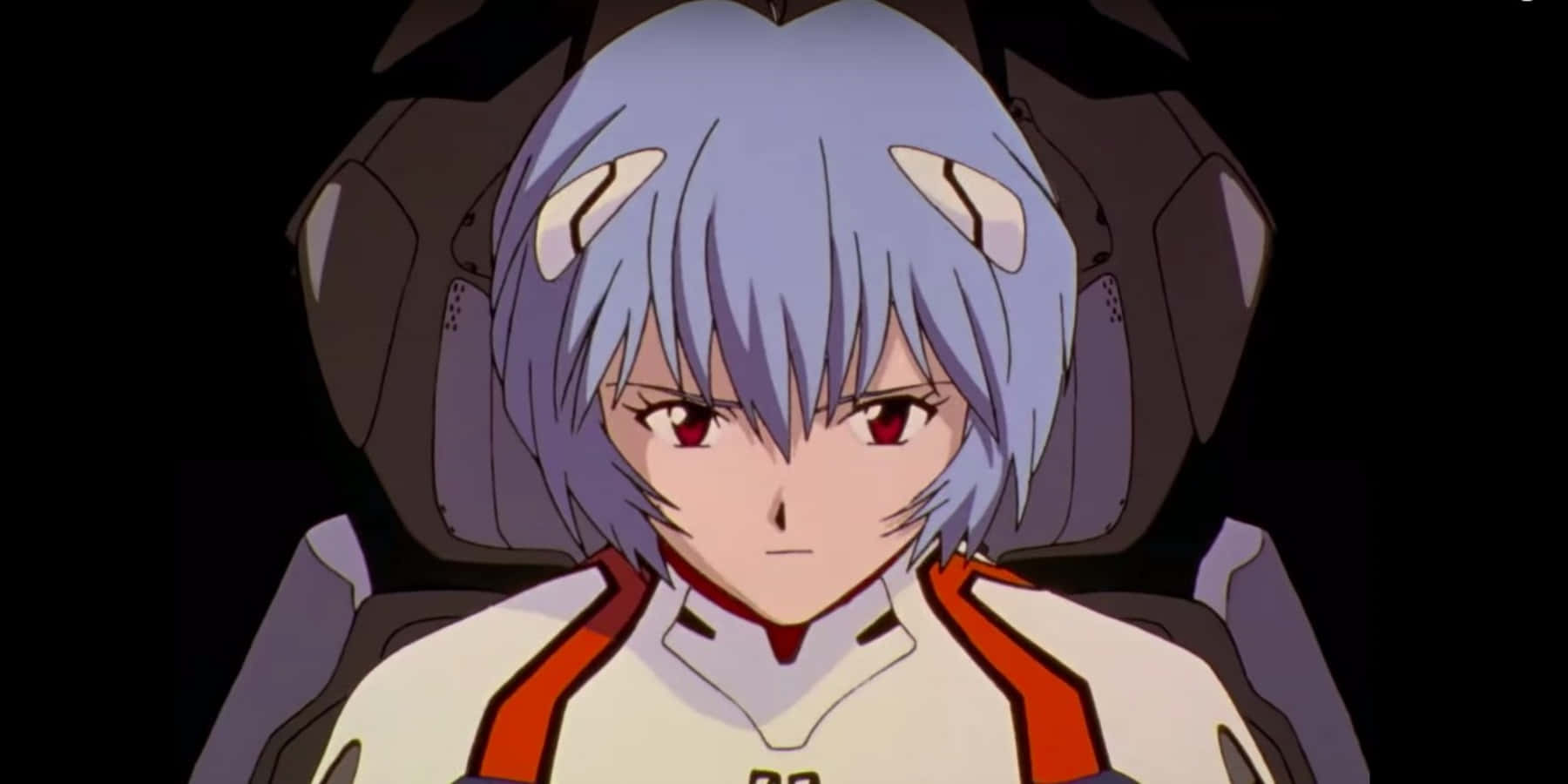 Kukamata wakati wa utulivu kati ya Shinji na Eva-01 katika Neon Genesis Evangelion. Picha ya Ukuta