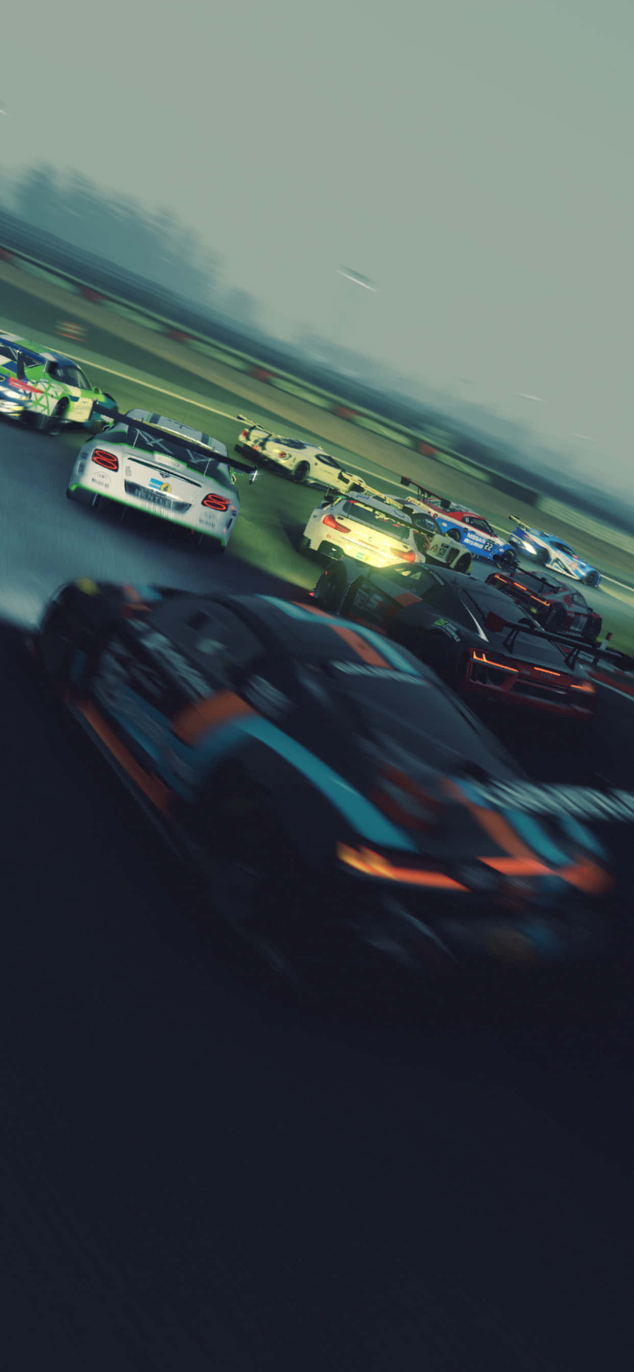 Kukimbia Katika Mafanikio ya Kusisimua na iPhone Xs Max na Project Cars 2 Picha ya Ukuta